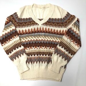 VTG 70’s Aztec Native American Sweater Pullover